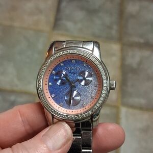 Invicta Silver and Pink Women's Watch